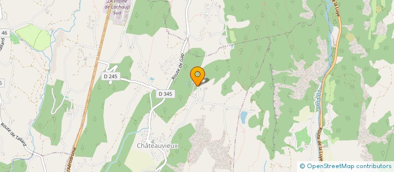 localisation de l'entreprise SCI ERCO  CHATEAUVIEUX