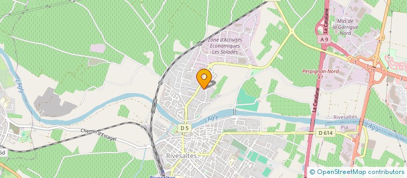 localisation de l'entreprise SCI ERCO  SALSES-LE-CHATEAU