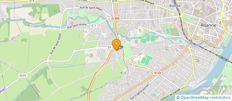 localisation de l'entreprise SCI ERCYCA  RIORGES