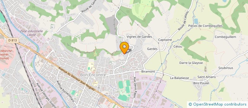 localisation de l'entreprise SCI ERD PALISSY  BON-ENCONTRE