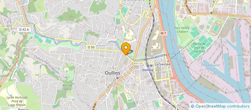 localisation de l'entreprise SCI ERDANI  OULLINS-PIERRE-BENITE