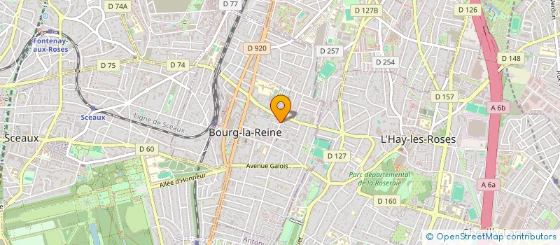 localisation de l'entreprise SCI  ERDEGED à BOURG-LA-REINE