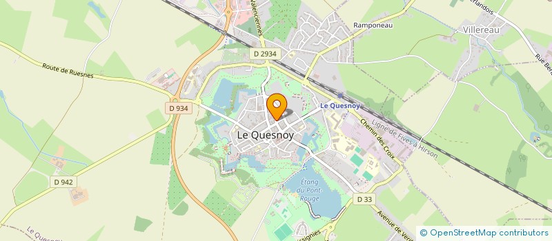 localisation de l'entreprise SCI ERDNA DTX à LE QUESNOY