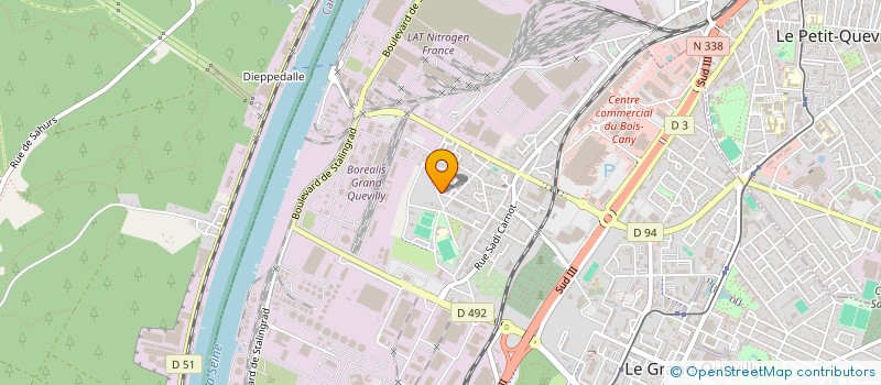 localisation de l'entreprise SCI ERDOGAN 2  LE GRAND-QUEVILLY