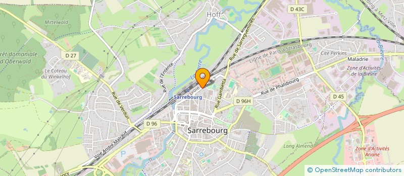 localisation de l'entreprise SCI ERDOGAN  SARREBOURG