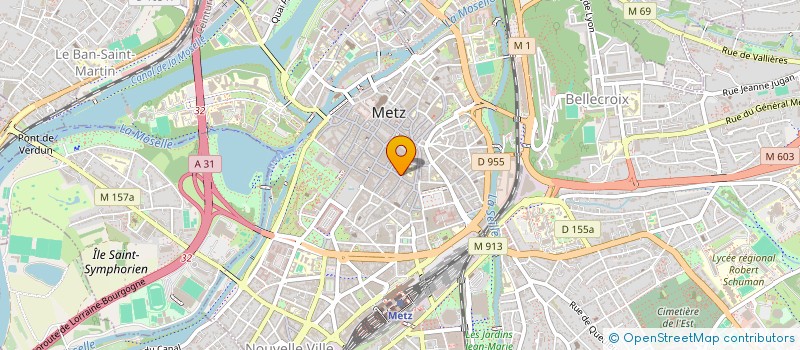 localisation de l'entreprise SCI ERDOZ  METZ