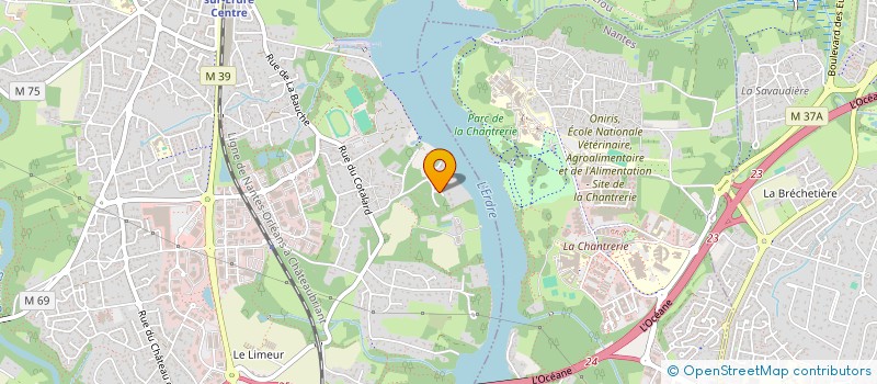 localisation de l'entreprise SCI ERDRE ET POTERIE  CHAPELLE-SUR-ERDRE (LA)