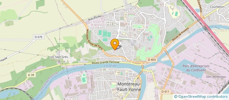 localisation de l'entreprise SCI- ERDUR à MONTEREAU-FAULT-YONNE