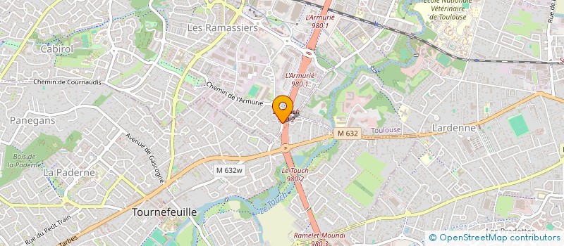 localisation de l'entreprise SCI EREB à COLOMIERS
