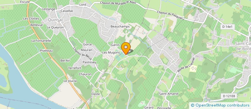 localisation de l'entreprise SCI EREBUS  CAMBES