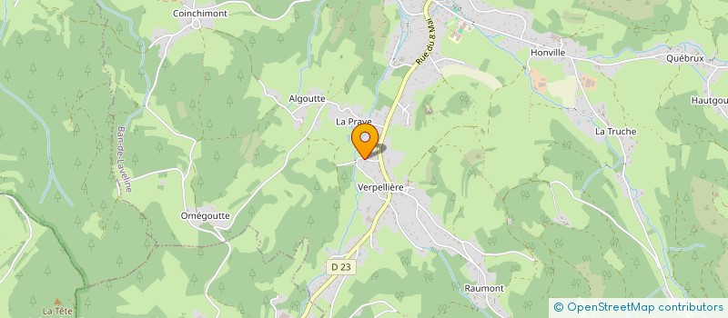 localisation de l'entreprise SCI EREBUS  BAN-DE-LAVELINE