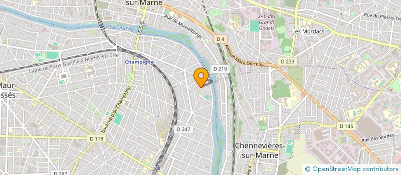 localisation de l'entreprise SCI ERELVIAL à SAINT-MAUR-DES-FOSSES