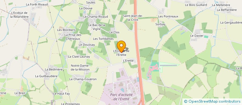 localisation de l'entreprise SCI ERETTE  HERIC