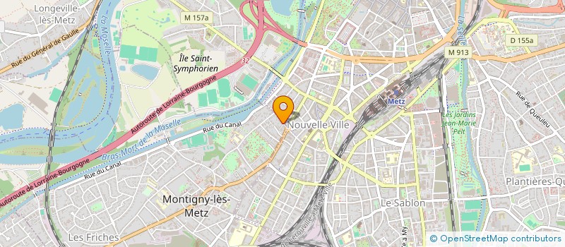 localisation de l'entreprise SCI ERFA à MONTIGNY-LES-METZ