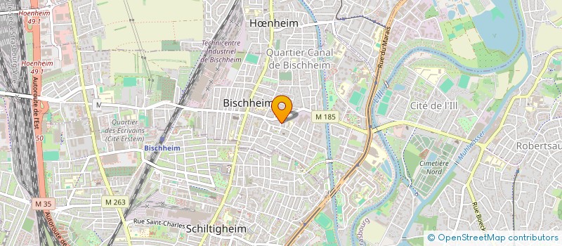 localisation de l'entreprise SCI ERFELEK  BISCHHEIM