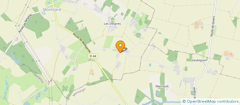 localisation de l'entreprise SCI ERFILO à MONTLIARD
