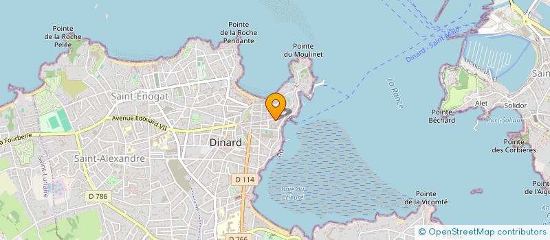 localisation de l'entreprise SCI ERFRAN  DINARD