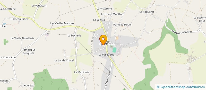 localisation de l'entreprise SCI ERGAMOR à BRICQUEBEC-EN-COTENTIN