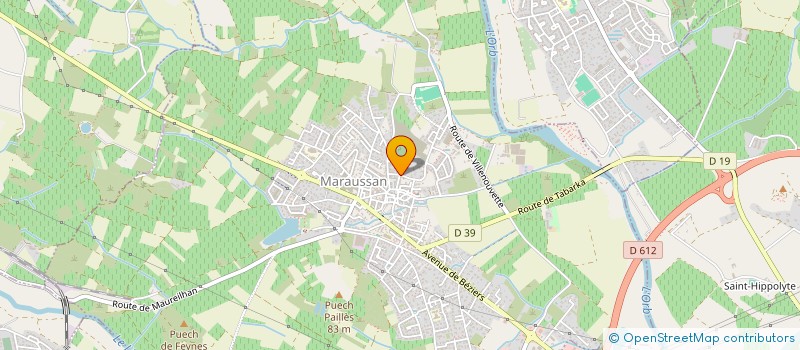 localisation de l'entreprise SCI  ERGE  MARAUSSAN