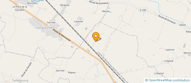 localisation de l'entreprise SCI ERGE  FAUGUEROLLES