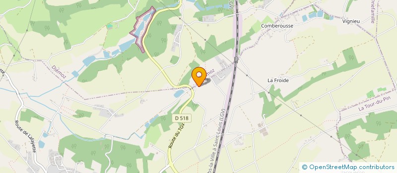 localisation de l'entreprise SCI ERGE  SAINT GEORGES D'ESPERANCHE