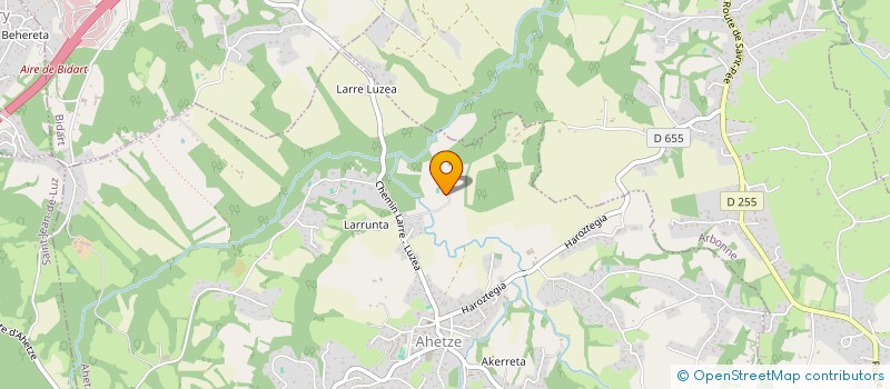 localisation de l'entreprise SCI ERGERIA à BIDART