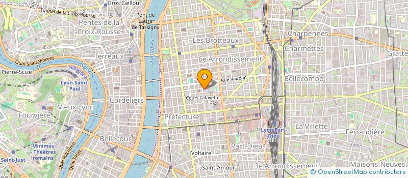 localisation de l'entreprise SCI ERGORTHO  LYON