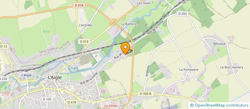 localisation de l'entreprise SCI ERGUN à SAINT-SULPICE-SUR-RISLE