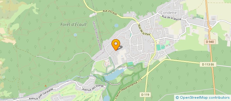 localisation de l'entreprise SCI ERH  CONDETTE