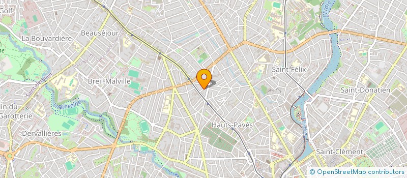 localisation de l'entreprise SCI ERHA à NANTES