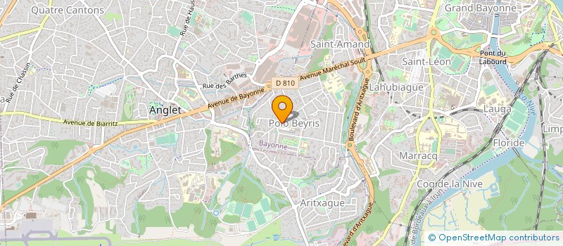 localisation de l'entreprise SCI ERIA à BAYONNE