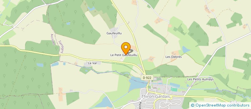 localisation de l'entreprise SCI ERIATON à SAINTIGNY