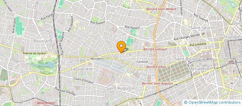 localisation de l'entreprise SCI ERIC  BORDEAUX