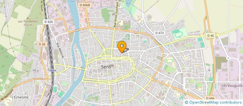 localisation de l'entreprise SCI ERIC à SENS