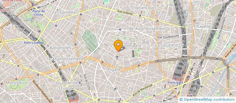 localisation de l'entreprise SCI ERIC  PARIS