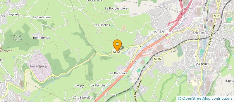 localisation de l'entreprise SCI ERIC  SAINT-CHAMOND