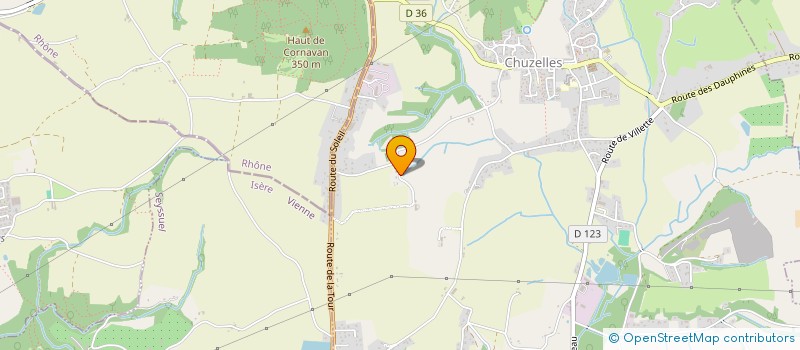 localisation de l'entreprise SCI ERIC-CAROLE  SAINT-SORLIN-DE-VIENNE