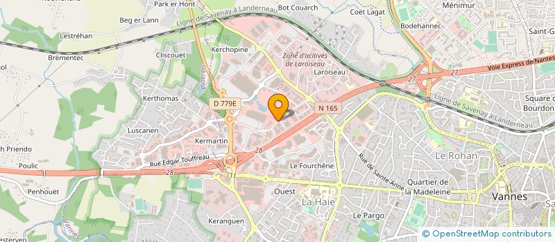 localisation de l'entreprise SCI ERIC LE BLAY à VANNES