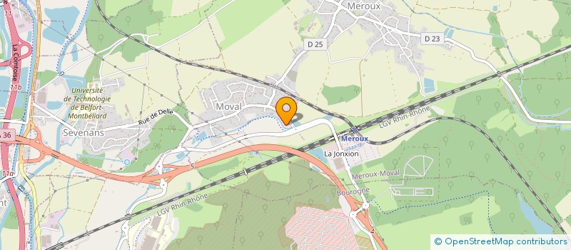 localisation de l'entreprise SCI ERIC - PATRICIA  MEROUX-MOVAL