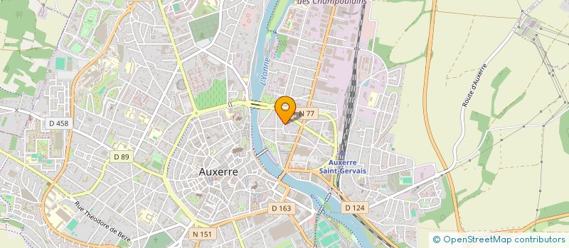 localisation de l'entreprise SCI ERIC POINSOT à AUXERRE