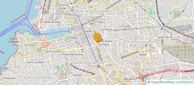 localisation de l'entreprise SCI ERICA à MARSEILLE