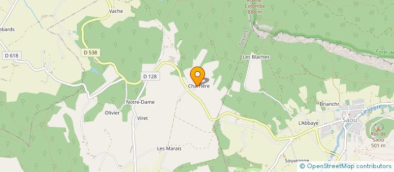 localisation de l'entreprise SCI ERICA  SOYANS