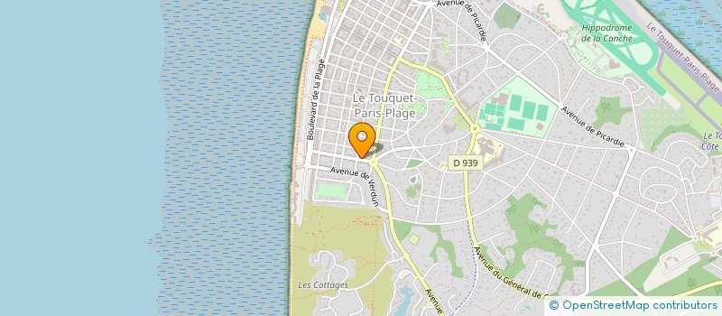 localisation de l'entreprise SCI ERICAN à LE TOUQUET-PARIS-PLAGE