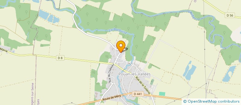 localisation de l'entreprise SCI ERICIMMO  POUAN-LES-VALLEES