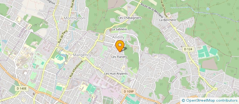 localisation de l'entreprise SCI ERICK  ANDILLY