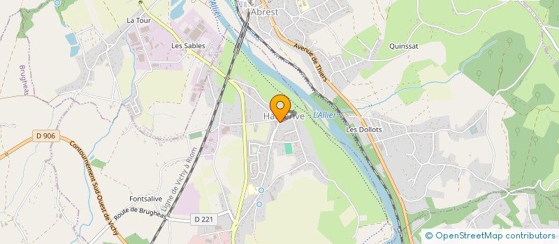 localisation de l'entreprise SCI ERICLAIRE à HAUTERIVE