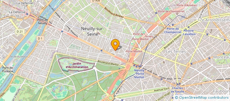 localisation de l'entreprise SCI ERIDI à NEUILLY-SUR-SEINE