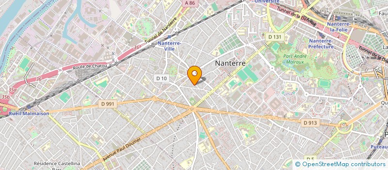 localisation de l'entreprise SCI ERIDIA  NANTERRE