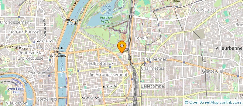 localisation de l'entreprise SCI ERIDIS  LYON