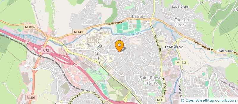 localisation de l'entreprise SCI ERIE  SAINT-PRIEST-EN-JAREZ